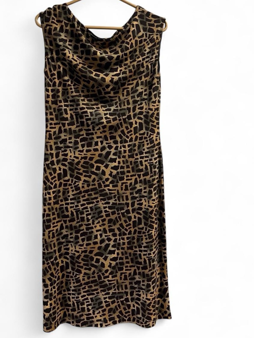 Vintage Mica Animal Print 90’s Y2K Dress Size Medium